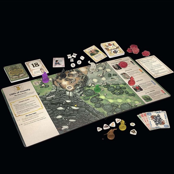 The Princess Bride Adventure Book Game Components