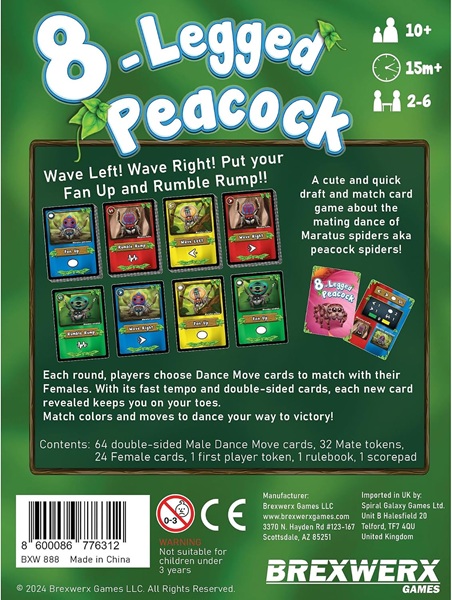 8-Legged Peacock Components