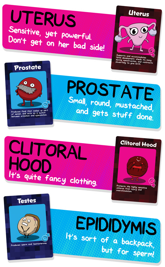 OrganATTACK: Below the Belt card examples